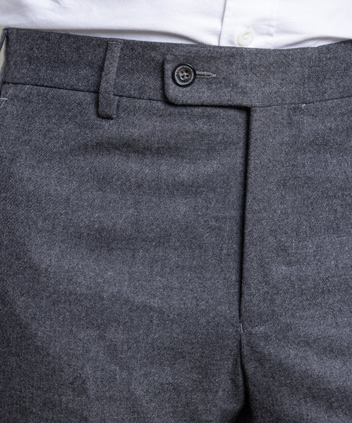 Relaxed Flannel Trousers