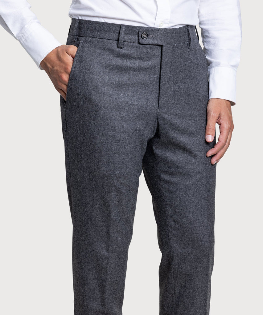 Relaxed Flannel Trousers
