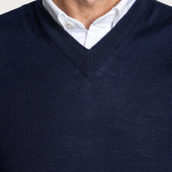 Wool V-Neck Sweater