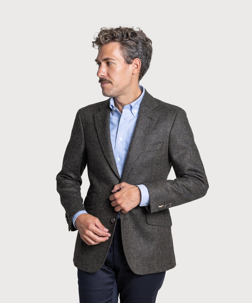 Herringbone Tweed Blazer