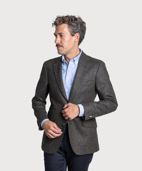 Herringbone Tweed Blazer