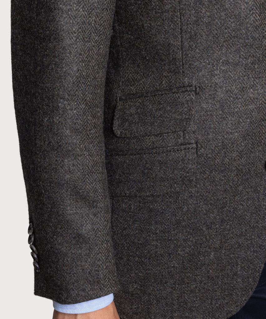 Herringbone Tweed Blazer