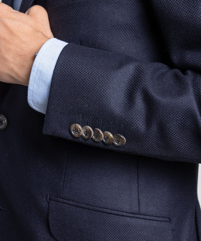 Wool Cashmere Hopsack Jacket