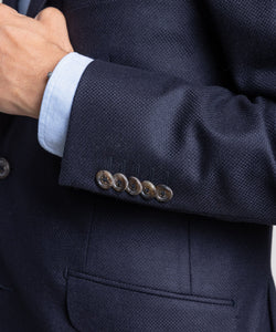 Wool Cashmere Hopsack Jacket