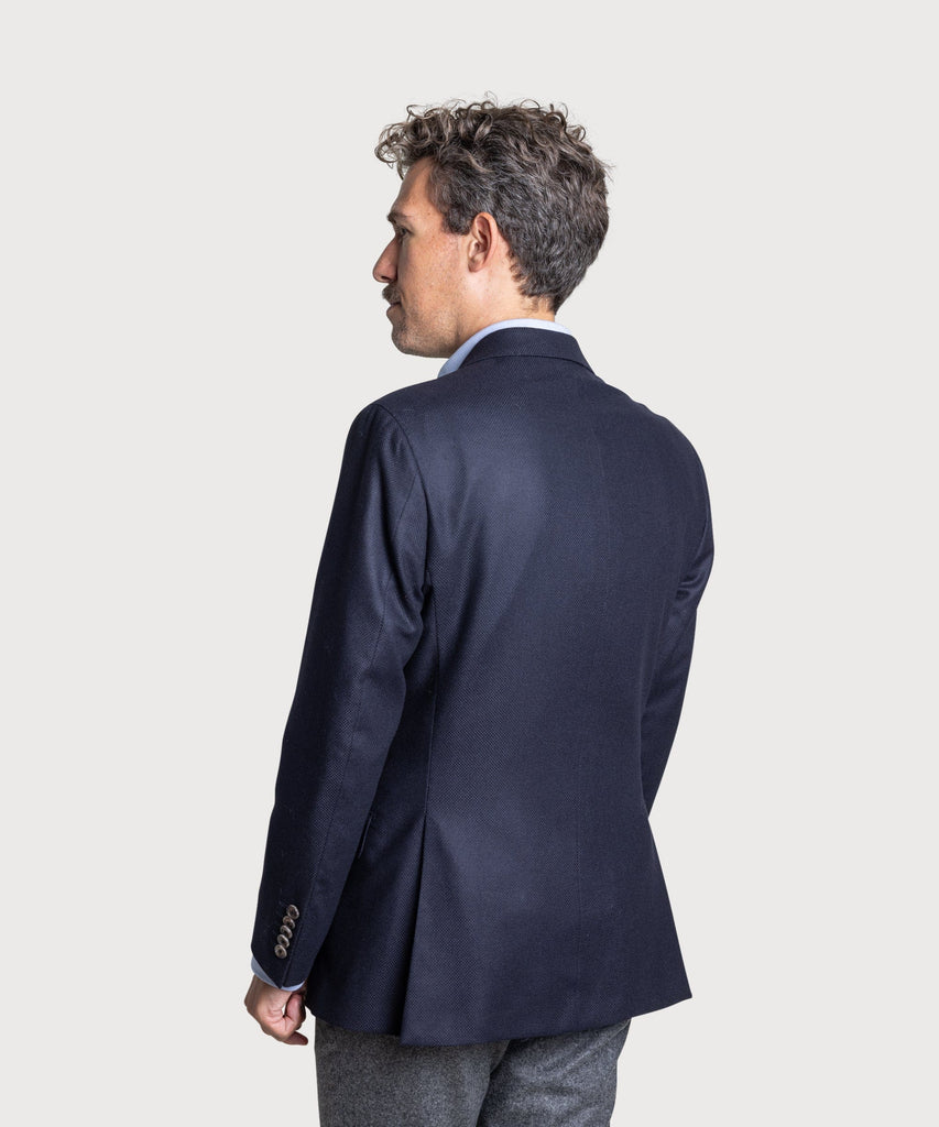 Wool Cashmere Hopsack Jacket