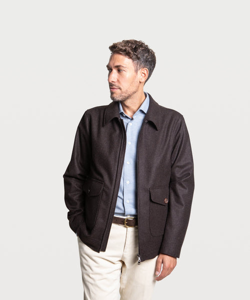 Flanellblouson