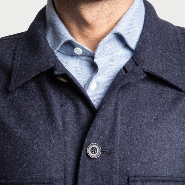 Lässiges Woll-Overshirt