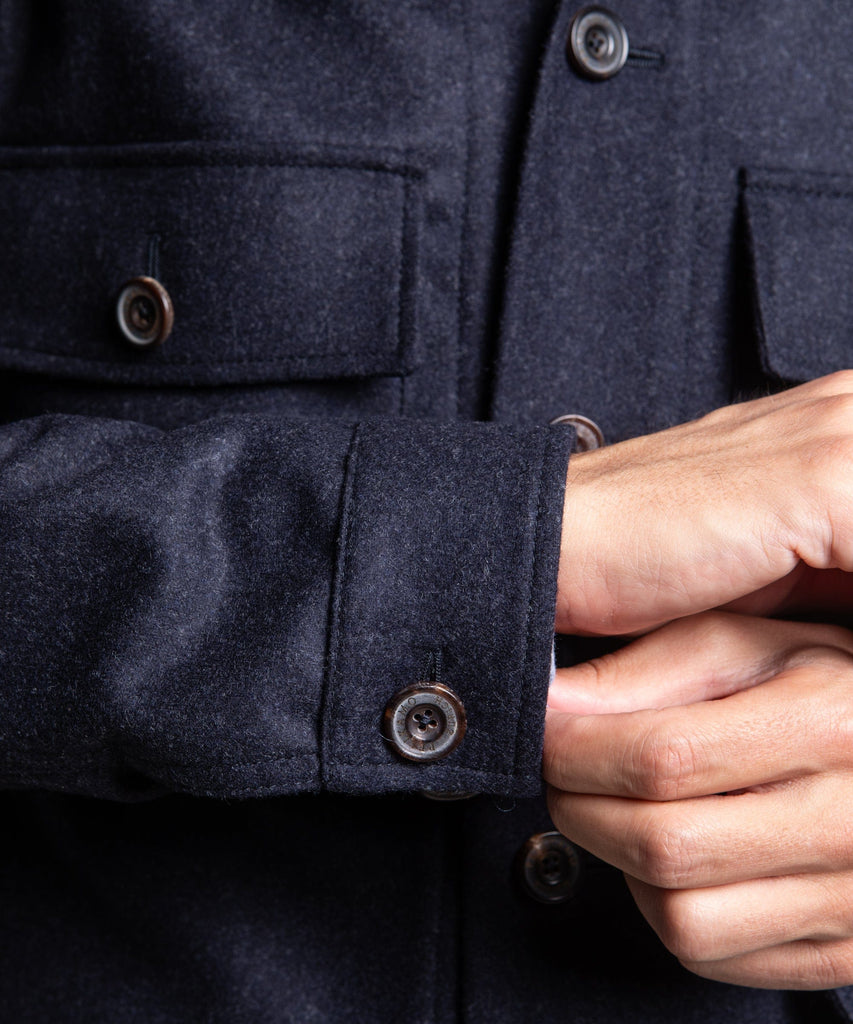 Lässiges Woll-Overshirt