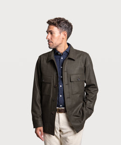 Lässiges Woll-Overshirt