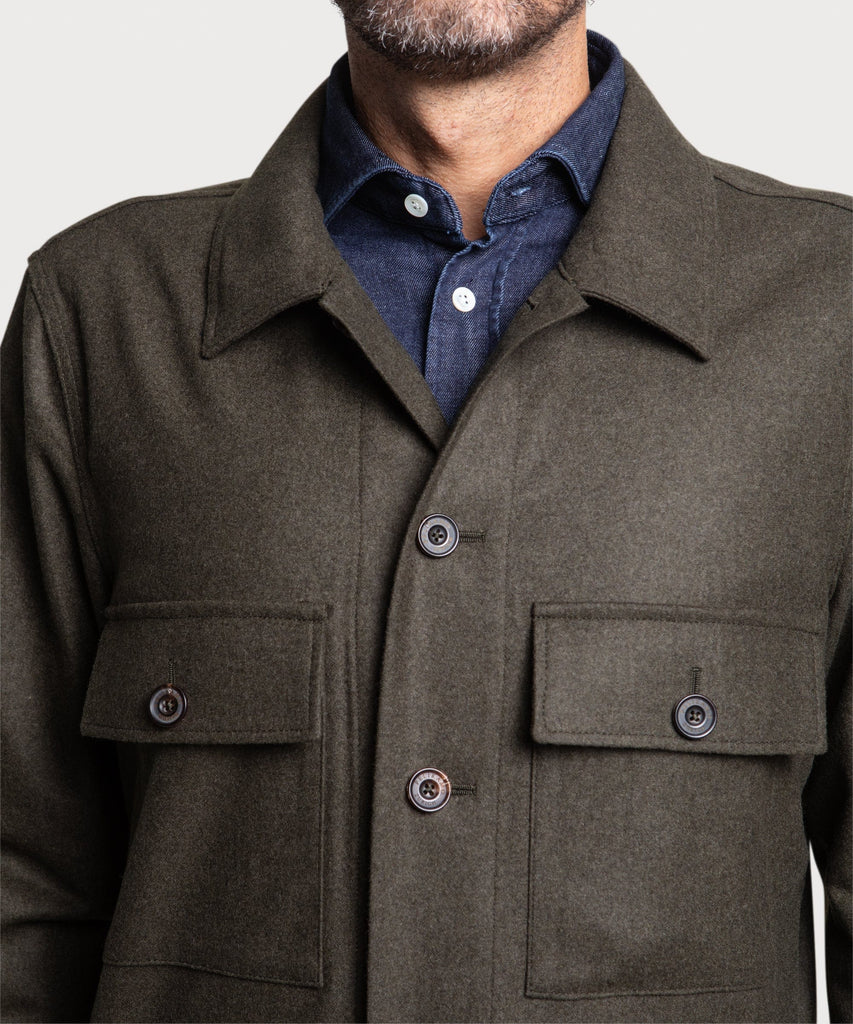 Lässiges Woll-Overshirt