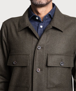 Lässiges Woll-Overshirt