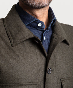 Lässiges Woll-Overshirt