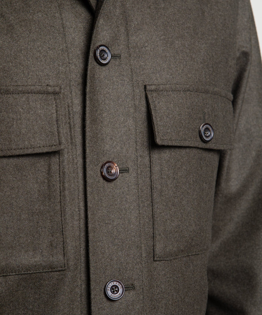 Lässiges Woll-Overshirt