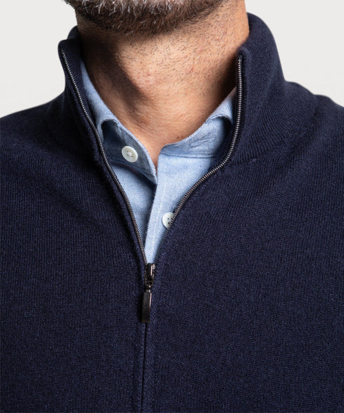 Cashmere Half Zip Sweater