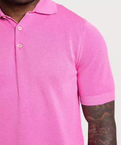 Short Sleeve Pique Polo Sweater