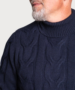 Cable Knit Rollneck Sweater