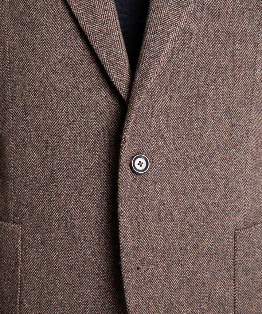 Wool Herringbone Jacket