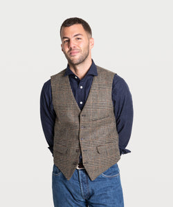 Glencheck Tweed Vest