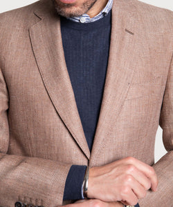 Herringbone Linen Wool Jacket