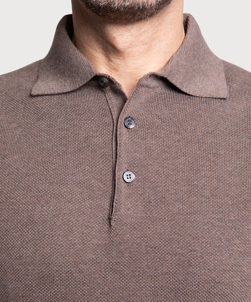 Short Sleeve Pique Polo Sweater