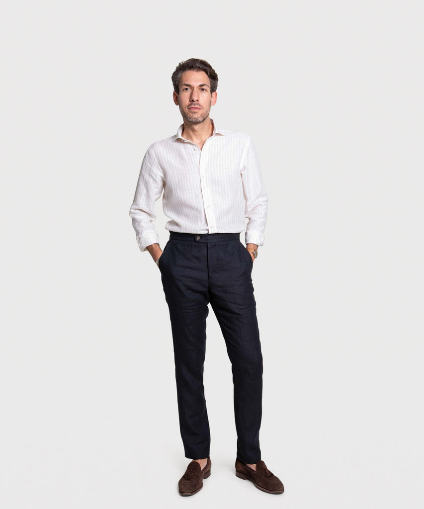 Light Linen Dinner Trousers