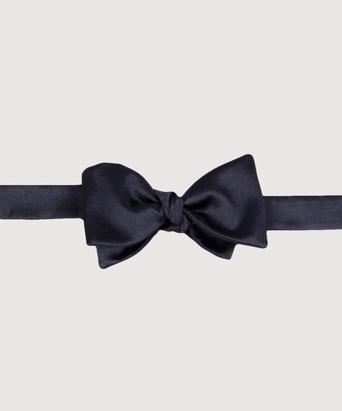 Bow Tie Shiny - Midnight Blue