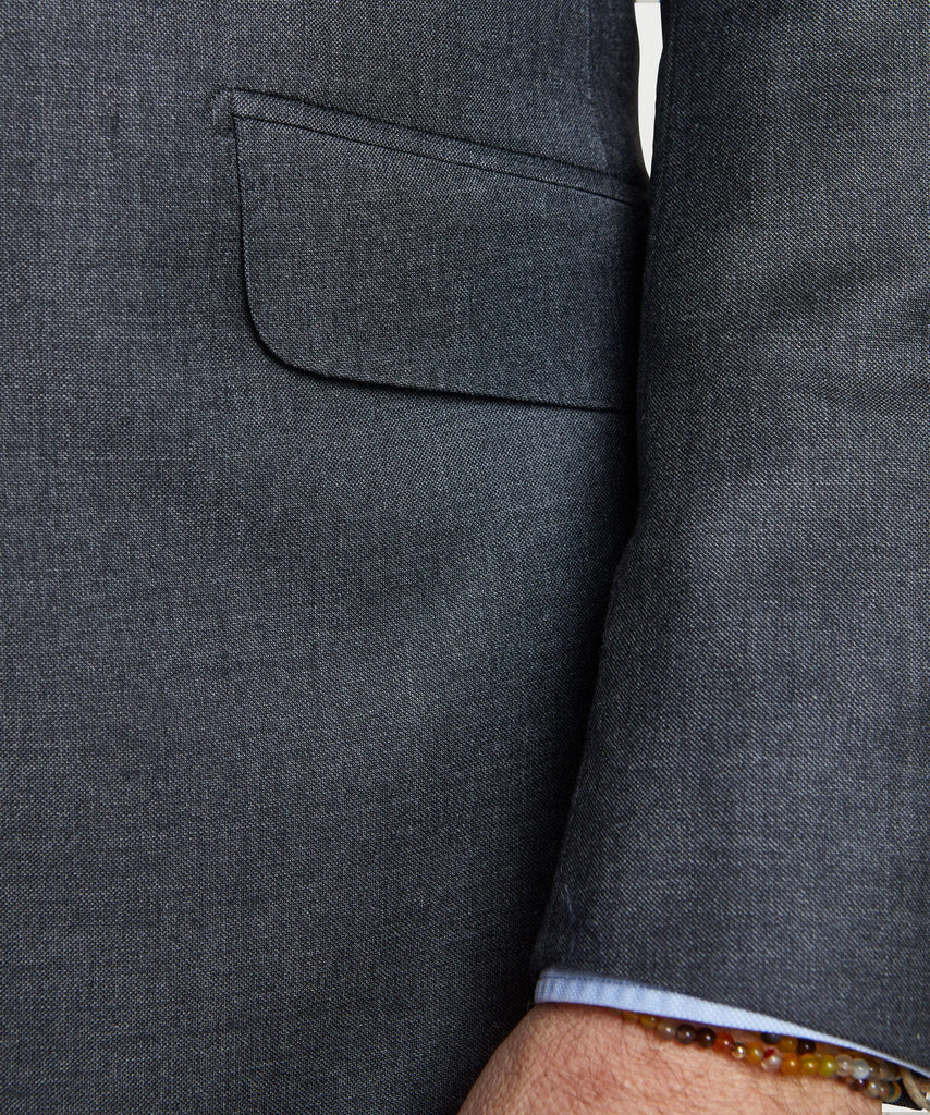 Suit Super 110s Structured Grey