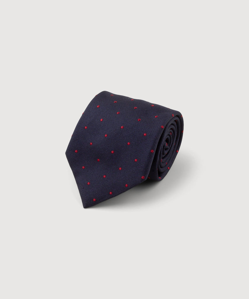 Dotted Silk Tie