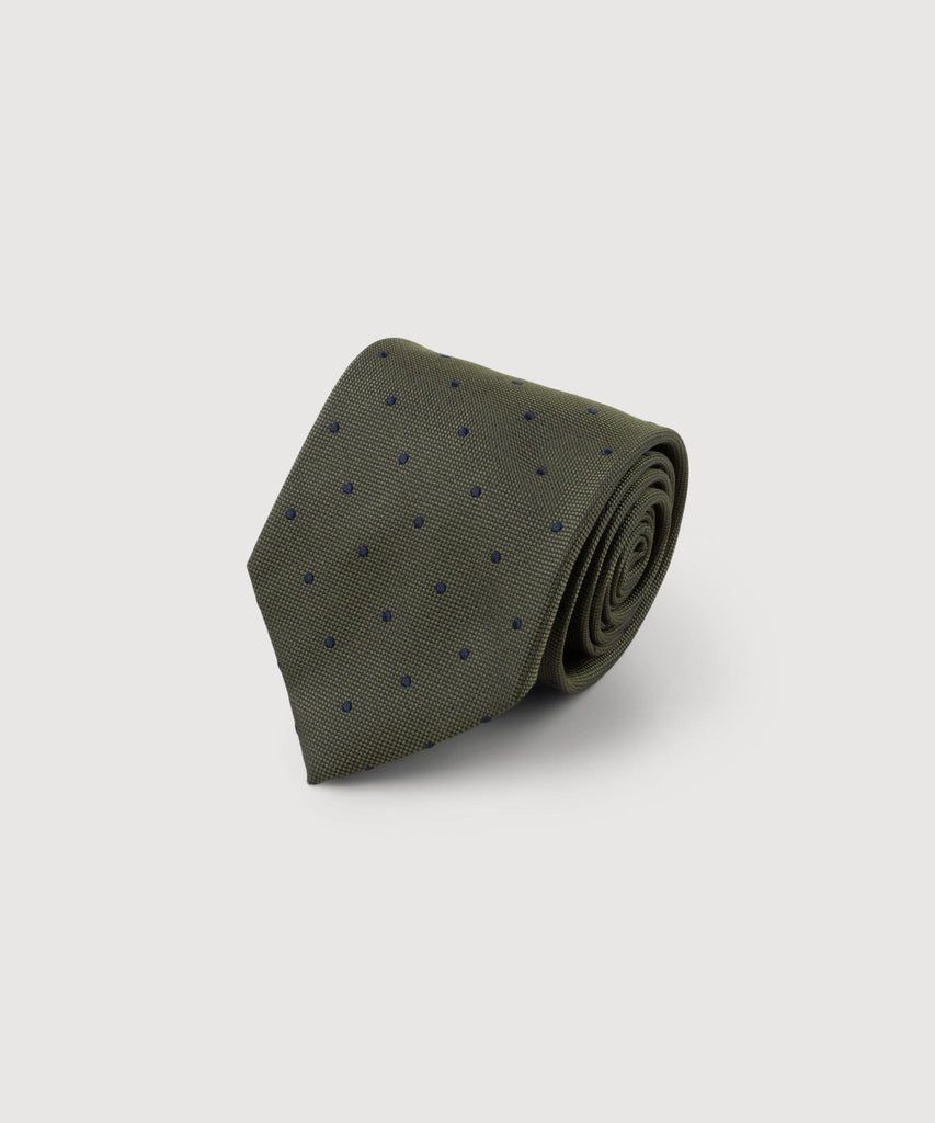 Dotted Silk Tie