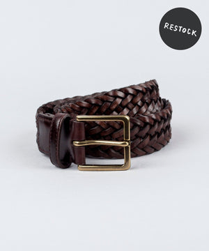 Woven Leather Belt