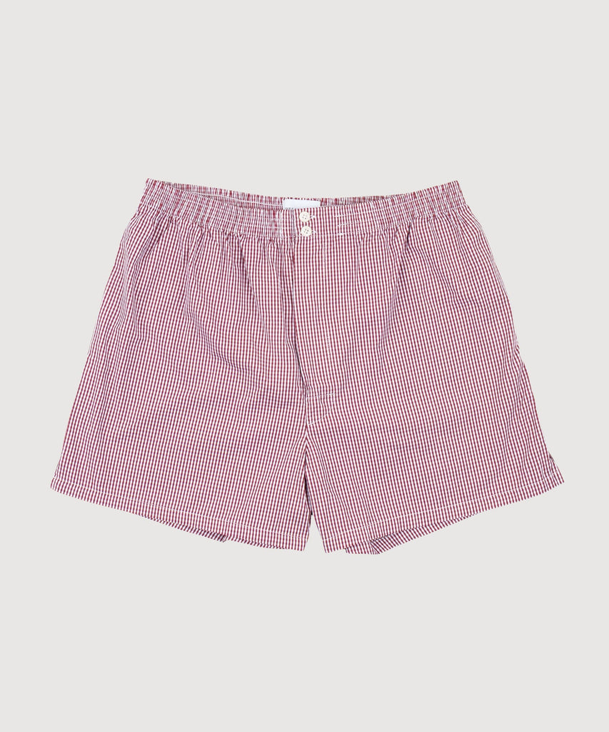 Product Title Check Bordeaux / XS Pelikamo Swiss Made Menswear