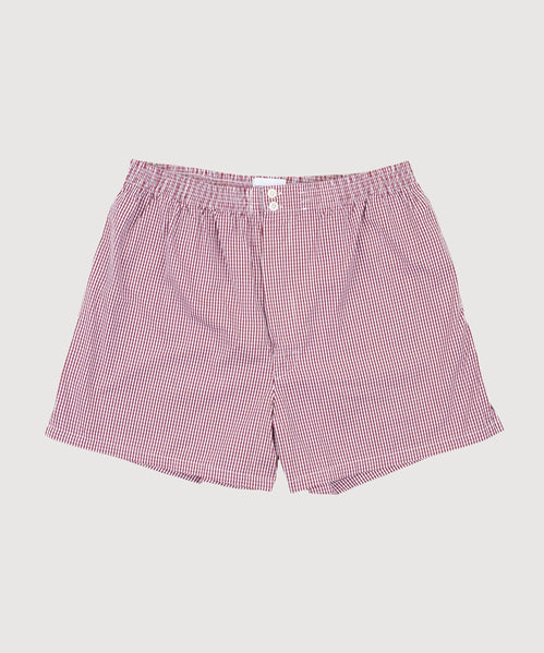 Product Title Check Bordeaux / XS Pelikamo Swiss Made Menswear