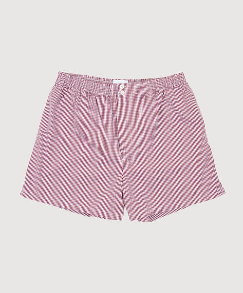 Product Title Check Bordeaux / XS Pelikamo Swiss Made Menswear