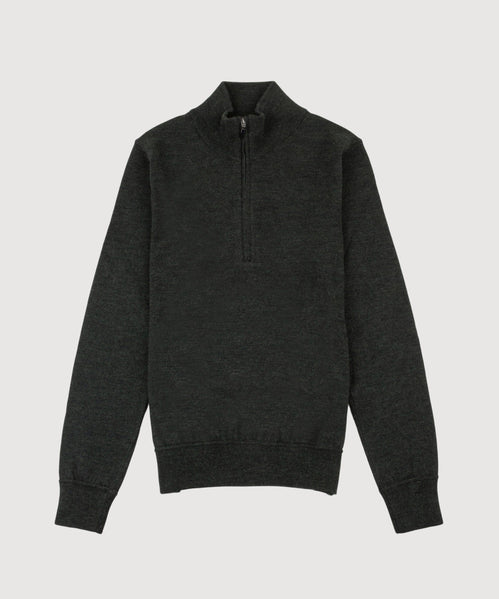 Half Zip Wool Sweater