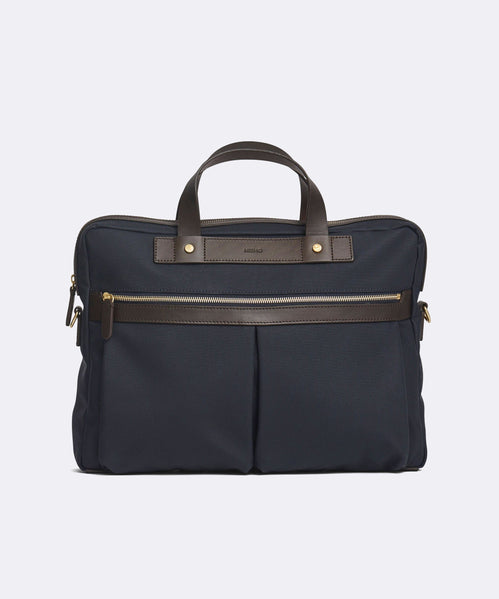 Product Title Navy - Brown Pelikamo Swiss Made Menswear