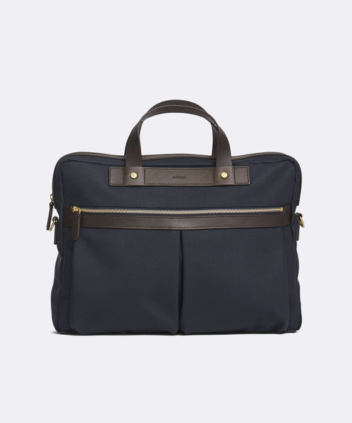 Product Title Navy - Brown Pelikamo Swiss Made Menswear