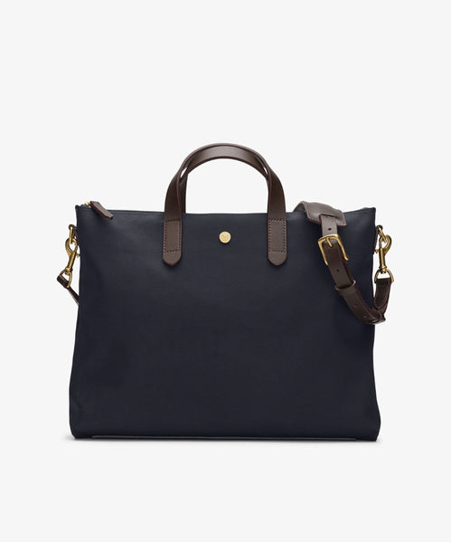 Product Title Navy - Dark Brown Pelikamo Swiss Made Menswear