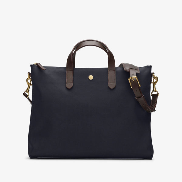 Product Title Navy - Dark Brown Pelikamo Swiss Made Menswear