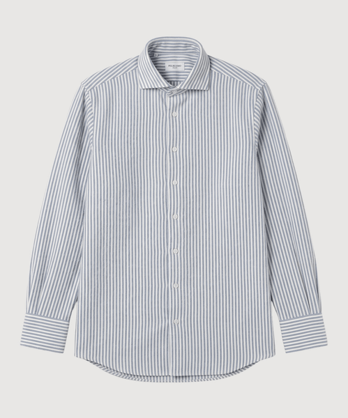 Product Title Blue Stripe / 38 Pelikamo Swiss Made Menswear