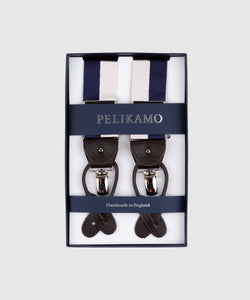 Product Title Stripes - Navy / White / One Size Pelikamo Swiss Made Menswear