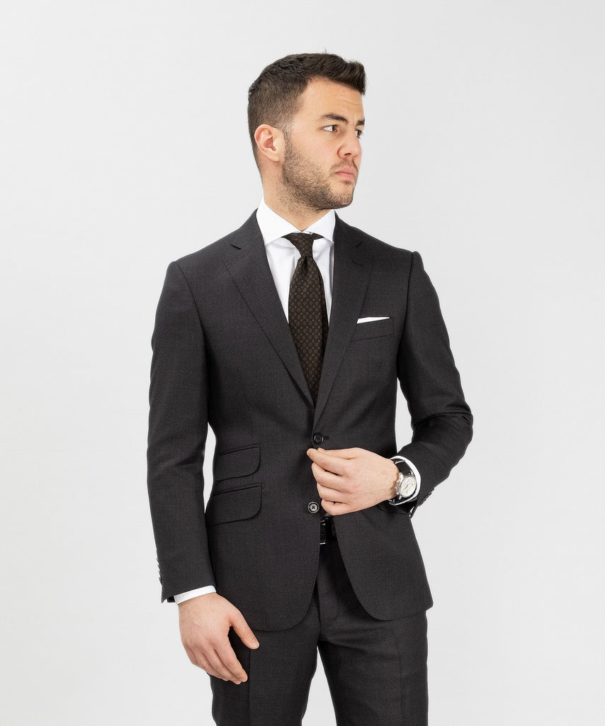 Suit Super 130s - Birdseye Grey