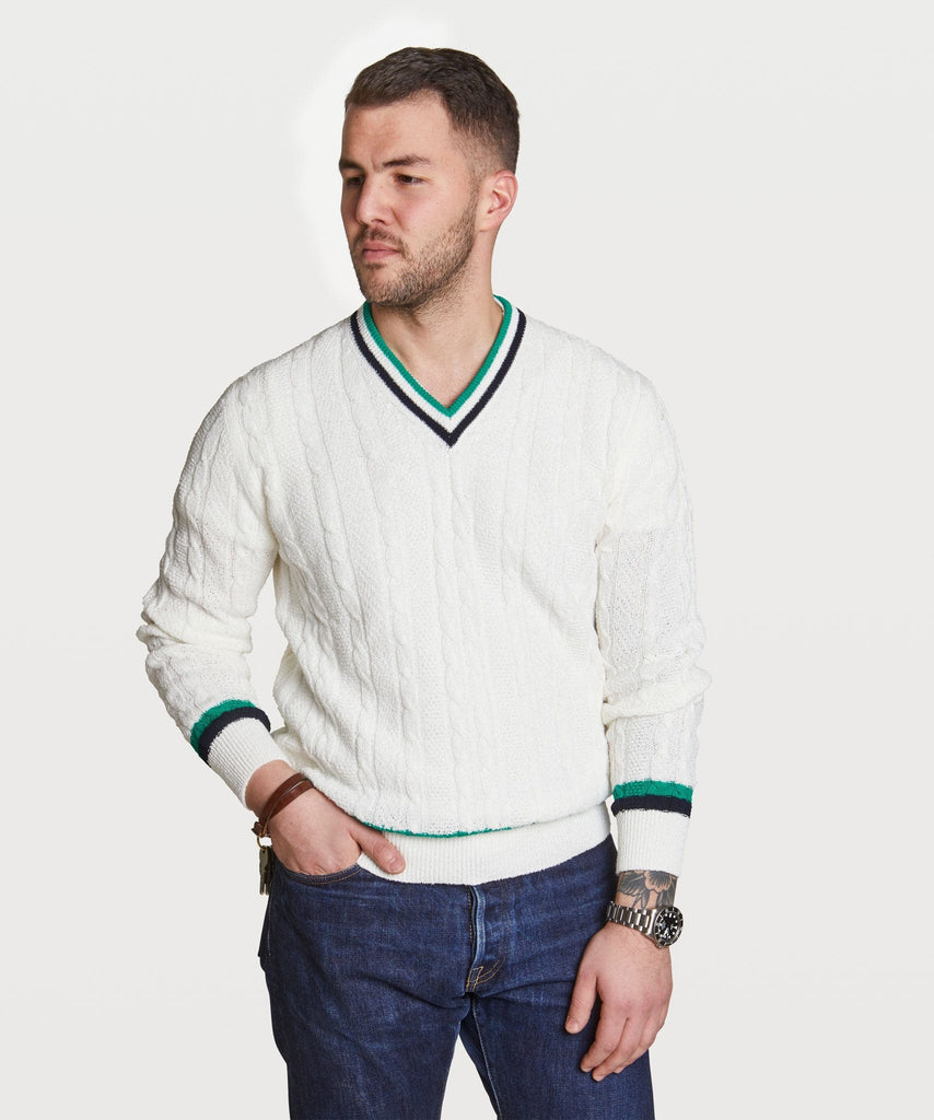 Cotton Cable Knit Sweater