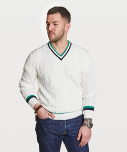 Cotton Cable Knit Sweater