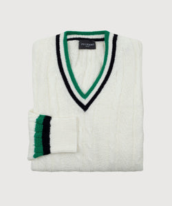 Cotton Cable Knit Sweater