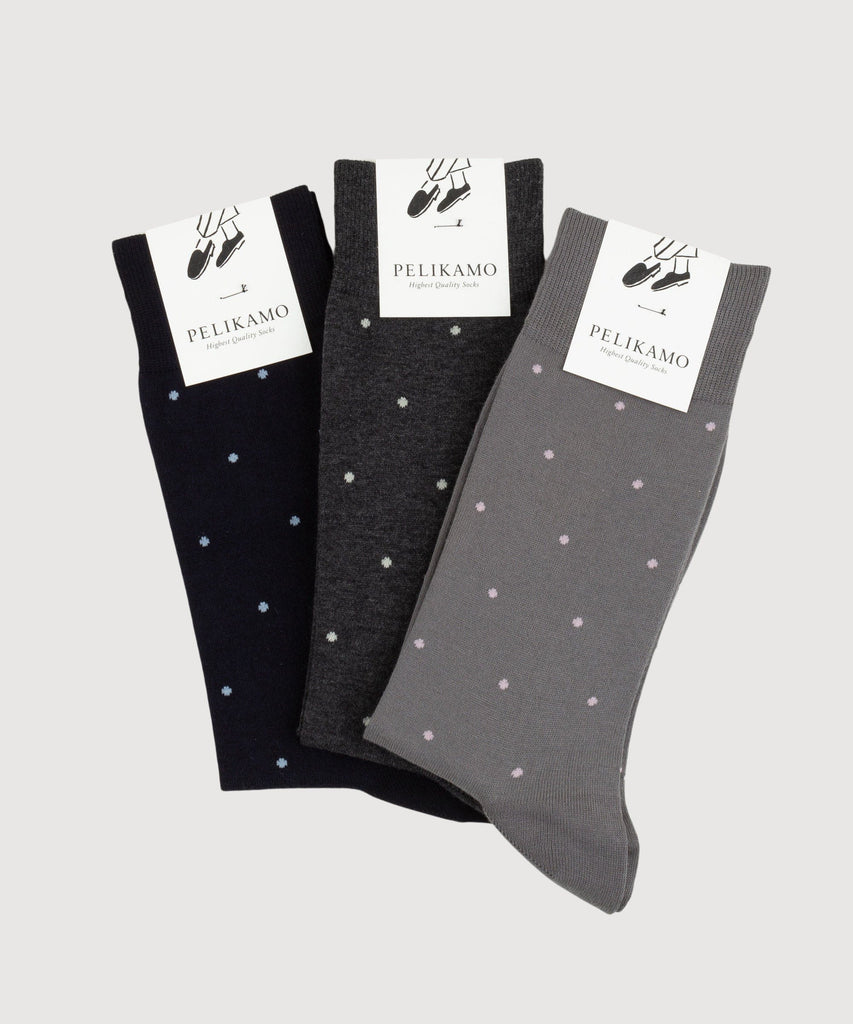 Dotted Cotton Socks