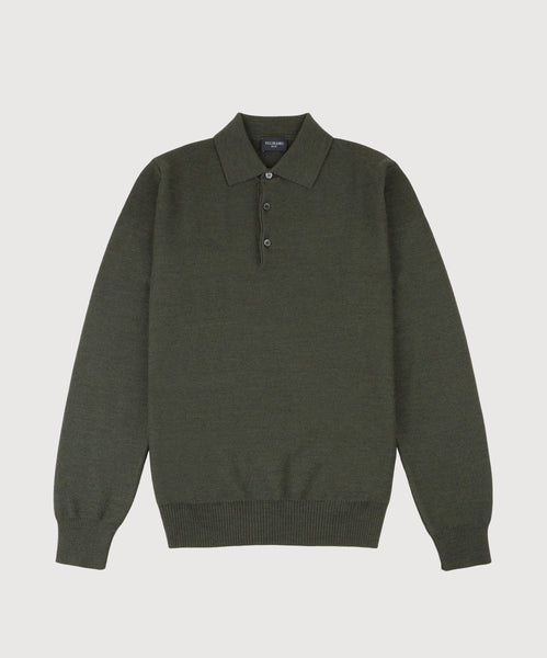 Polo Wool Pique Sweater