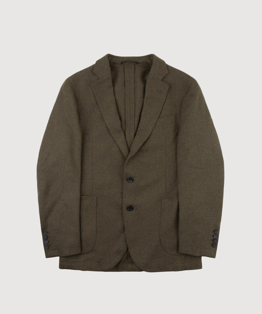 Wool Cashmere Hopsack Jacket