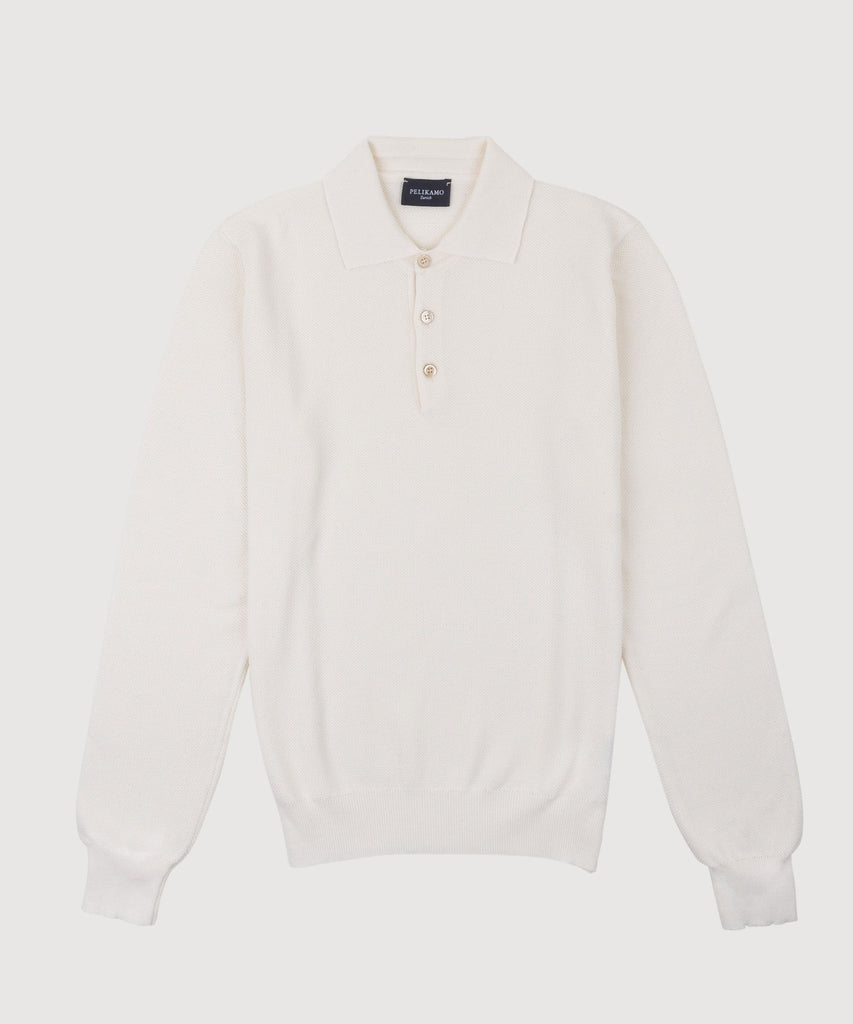 Polo Cotton Pique Sweater