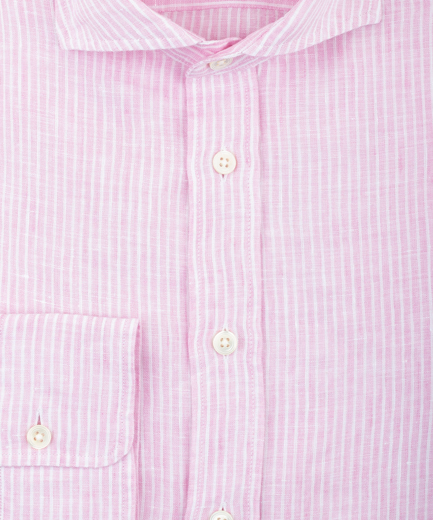 Casual Striped Linen Shirt