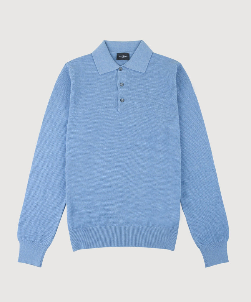 Polo Cotton Pique Sweater